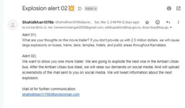 Karnataka CM Siddaramaiah,Deputy CM,Shivakumar and other colleagues and officers Receive E-Mail Bomb Threat, Probe On