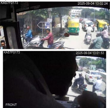 Road Rage:Four men booked for assaulting BMTC driver over road rage in Kaderenahalli cross in Bengaluru