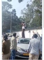 Bengaluru man dances on cab roof at Mehkri Circle, brings traffic to a halt detained by cops