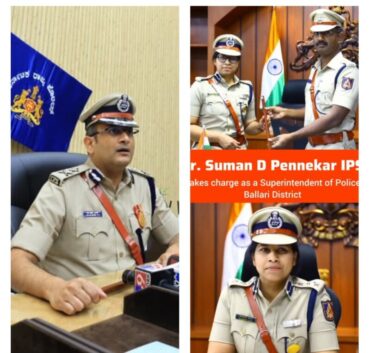 Ballari Clash Fallout:New IGP and SP Appointed After Violence;Dr PS Harsha Assumes Charge as IGP of Ballari Range &Suman D Pennekar Assumes Charge as SP Ballari Clash Fallout:New IGP and SP Appointed After Violence;Dr PS Harsha Assumes Charge as IGP of Ballari Range &Suman D Pennekar Assumes Charge as SP