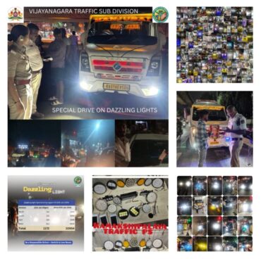 Bengaluru Traffic Police Book Over 10,000 Vehicles in ‘Dazzling Light’Drive