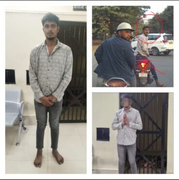 Road Rage Incident accused a serial offender arrested by Kadugodi police in record time After Dagger-Wielding Video Goes Viral