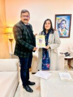 Vipin Gaur Invites Bansuri Swaraj to 14th Global Festival of Journalism in Noida