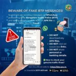 Techie falling prey to fake traffic fine scam loses Rs.2.32 Lakhs in Bengaluru