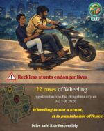 22 cases booked during BTP’s special drive against wheelie wonkers across Bengaluru