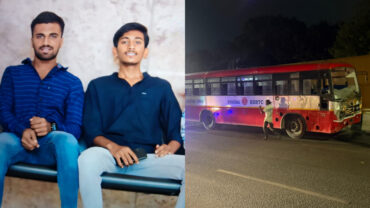 Five Youths Killed as Car Jumps Divider,Crashes into KSRTC Bus