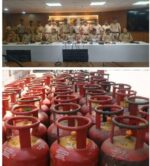 Illegal storage of LPG cylinders racket busted by Thalaghatpura police 155 cylinders seized Gas agency owner booked under ESMA Act