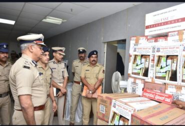 Upparpet Police & Thalaghattapura police bust illegal cigarette rackets;3 held,goods worth Rs.45 lakh seized 