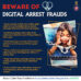 Digital arrest: fraudster duped homemaker with Rs.5 Lakhs impersonating as police officer under threat of arrest 