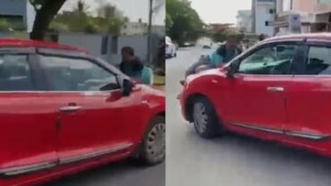 Loan Dispute Turns Violent in Mysuru’s Kuvempu Nagar; RTI Activist Arrested For Driving Car With Man Clinging On To Bonnet In Mysuru Loan Dispute Turns Violent in Mysuru’s Kuvempu Nagar; RTI Activist Arrested For Driving Car With Man Clinging On To Bonnet In Mysuru