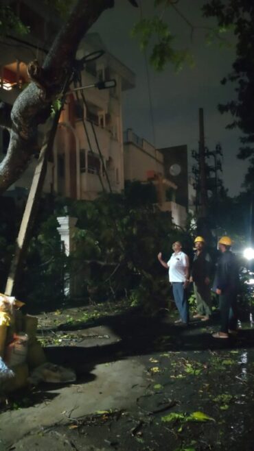 Heavy Rain Damages BESCOM Infrastructure;Public Urged to Follow Safety Measures says KJ George 