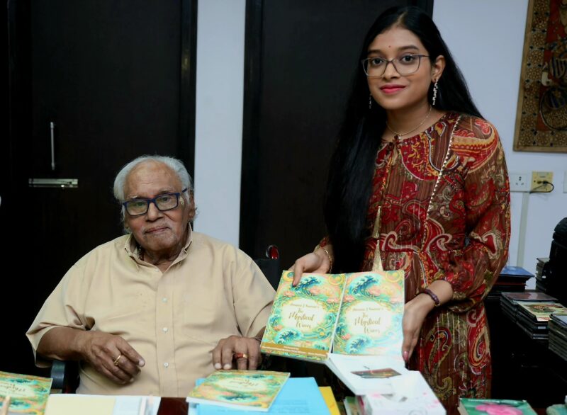 Young Author Amana J Kumar’s 5th Book “The Mystical Waves” Released by Bharat Ratna Prof.C.N.R.Rao