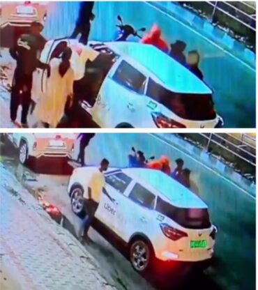 Gang of armed men assaulted Uber driver on KH Road;CCTV footage goes viral Gang of armed men assaulted Uber driver on KH Road;CCTV footage goes viral