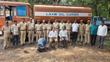 Spirit Smuggling Racket Busted in Belagavi;Tanker Seized,One Arrested Spirit Smuggling Racket Busted in Belagavi;Tanker Seized,One Arrested