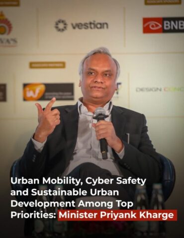 Urban Mobility,Cyber Safety and Sustainable Urban Development Among Top Priorities for Minister Priyank Kharge Urban Mobility,Cyber Safety and Sustainable Urban Development Among Top Priorities for Minister Priyank Kharge