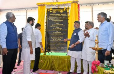 CM lays the foundation stone for the toll-free Hebbal twin three-lane tunnel road;Our aim is to solve Bengaluru’s traffic congestion:CM D K Shivakumar