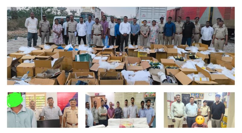 SWR RPF Intensifies Passenger Safety Drive:49 Children Rescued,Rs.100 Lakh+Assets Recovered & Seized in May 2026