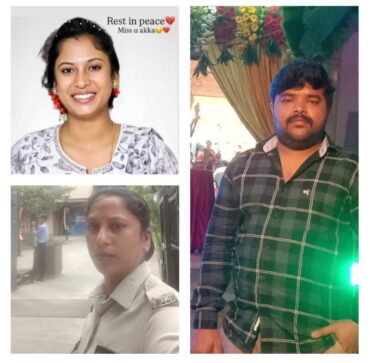 Betting addicted husband stabs and kills wife in front of children near pushpanjali theatre in mahadevapura, accused arrested by police Betting addicted husband stabs and kills wife in front of children near pushpanjali theatre in mahadevapura, accused arrested by police