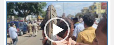 JDS Activist Hurls Slipper At Pradeep Eshwar In Chikkaballapur