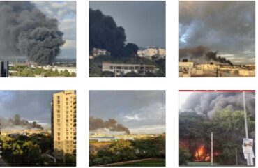 Massive fire breaks out at chemical factory in Electronics City;no casualties