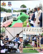 CM D.K.Shivakumar Flags Off 32 Mobile Forensic Labs, 75 New Police Vehicles CM D.K.Shivakumar Flags Off 32 Mobile Forensic Labs, 75 New Police Vehicles