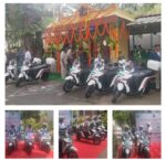 Bengaluru Traffic Police inducted Five New Electric Patrol Vehicles Under CSR Initiative donated by Numerous Motors under CSR initiative