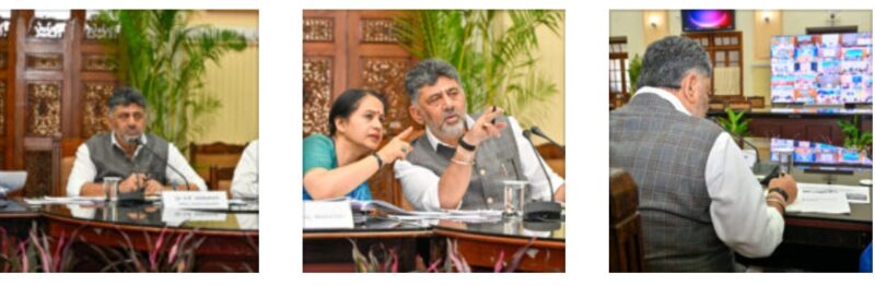 Shivakumar Directs Officials to prepare report on Drought Situation within 15 days to submit to the Centre Shivakumar Directs Officials to prepare report on Drought Situation within 15 days to submit to the Centre