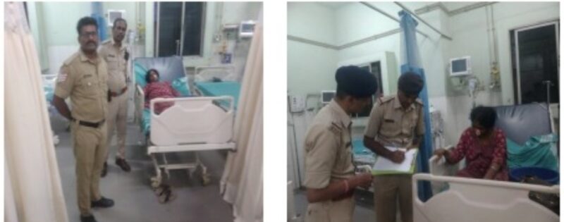 Namma 112 ERS of Commercial Street police station quick action saved women’s life Namma 112 ERS of Commercial Street police station quick action saved women’s life