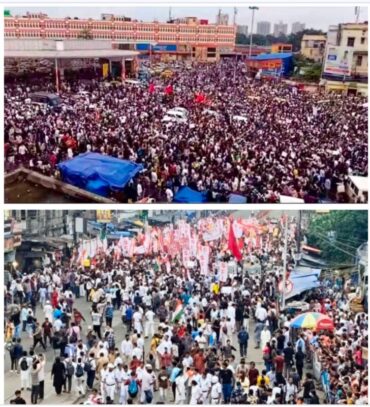 Students Flood in Central Kolkata,City Traffic Stunned as Cockroaches Demand Dharmendra Pradhan’s Resignation Over NEET leak