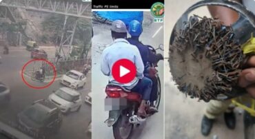 Jalahalli Traffic Police Register FIR Over Deliberate Nail Scattering on MES Ring Road Jalahalli Traffic Police Register FIR Over Deliberate Nail Scattering on MES Ring Road