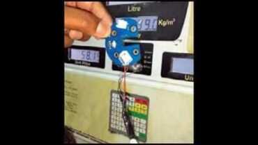 Unknown person booked for installing electronic chips in fuel dispensing machines at his outlet resulting in alleged cheating to customers