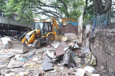 Major Encroachment Clearance 233 shops removed Under Mysore Road Flyover Near KR Market and Along Victoria Hospital Compound says Krishna Byre Gowda