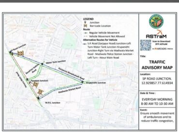 Bengaluru Traffic Police introduce trial diversions at Madiwala to ease peak-hour congestion