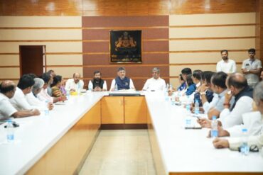 CM DK Shivakumar Condemns ‘Shuddhikaran’ at Kharge Rally Venue,Calls It an Assault on Constitutional Values CM DK Shivakumar Condemns ‘Shuddhikaran’ at Kharge Rally Venue,Calls It an Assault on Constitutional Values
