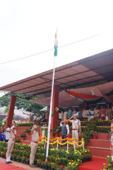 Bengaluru Division Celebrates 80th Independence Day with patriotic spirit at the Railway Ground Bengaluru Division Celebrates 80th Independence Day with patriotic spirit at the Railway Ground