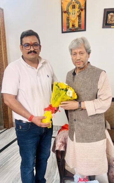 NAI General Secretary Dr. Vipin Gaur Congratulates Tirath Singh Rawat on Appointment as BJP National Vice President