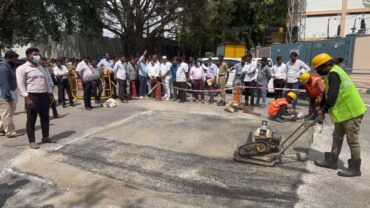 Jet Patcher ideal for repairing smaller potholes without disrupting traffic:Krishna Byre Gowda