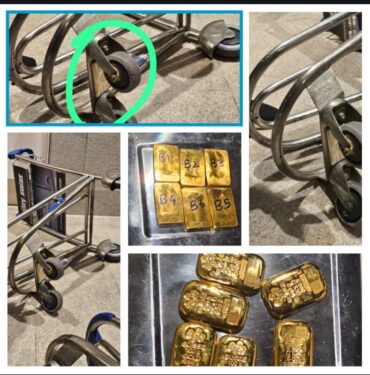 DRI Seizes Gold Worth Rs.1.79 Crore at Bengaluru Airport; Smugglers Used Baggage Trolleys