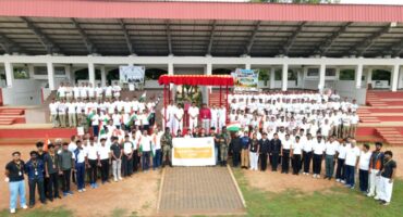 BSF,REVA University Organise Fit India Walkathon in Bengaluru